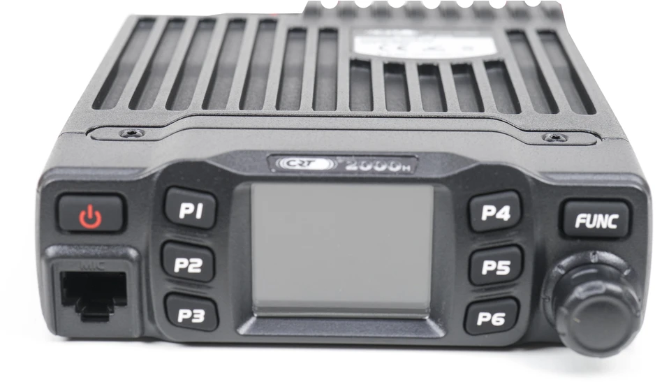 CB radijo stotelė CRT 2000H, 4W, AM / FM, 12V, ASQ, nuskaitymas (Scan), spalvotas ekranas, programuojama