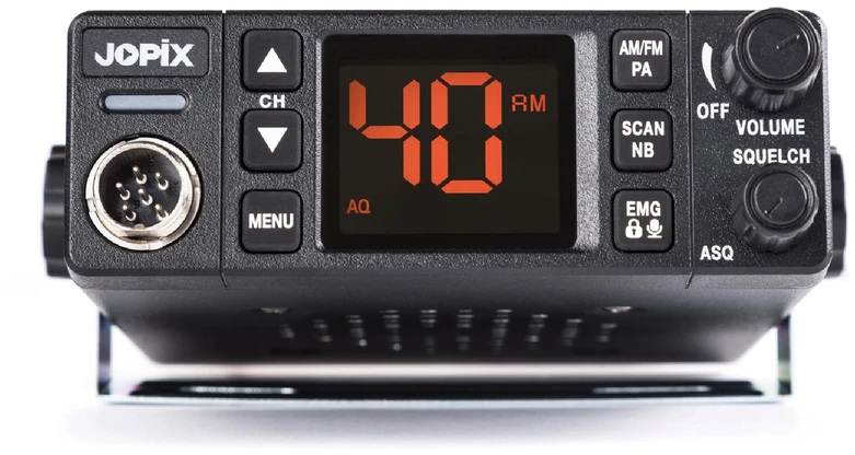 CB radijo stotelė JOPIX AT-606PRO ASQ, AM/FM, 4W, 12V-24V, PA, VOX, triukšmo slopintuvas