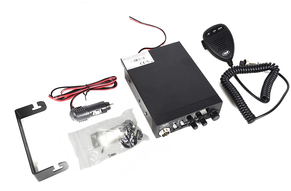 CB radijo stotelė PNI ESCORT CB 8024 ASQ + CB antena PNI ML160 su T941 laikikliu