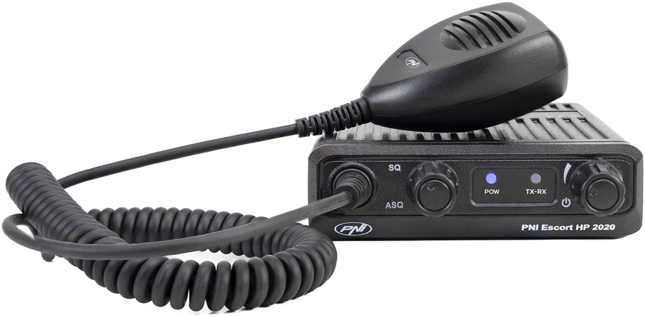 CB radijo stotelė PNI Escort HP 2020, vieno kanalo, 22 dažnis, tik 27.225 MHz, FM, be triukšmo, pati tyliausia stotelė