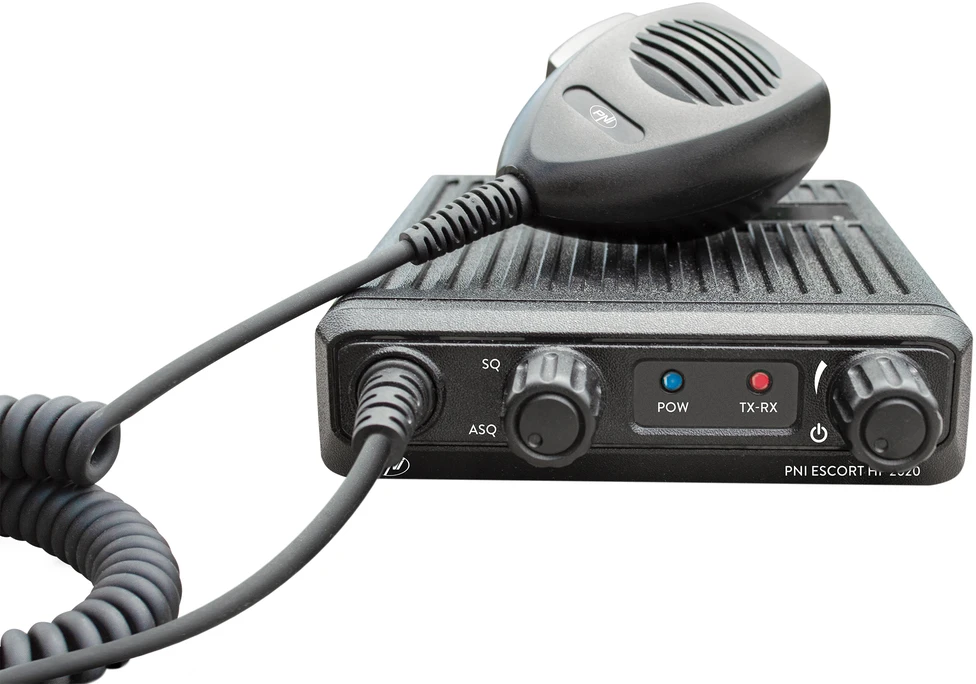 CB radijo stotelė PNI Escort HP 2020, vieno kanalo, 22 dažnis, tik 27.225 MHz, FM, be triukšmo, pati tyliausia stotelė