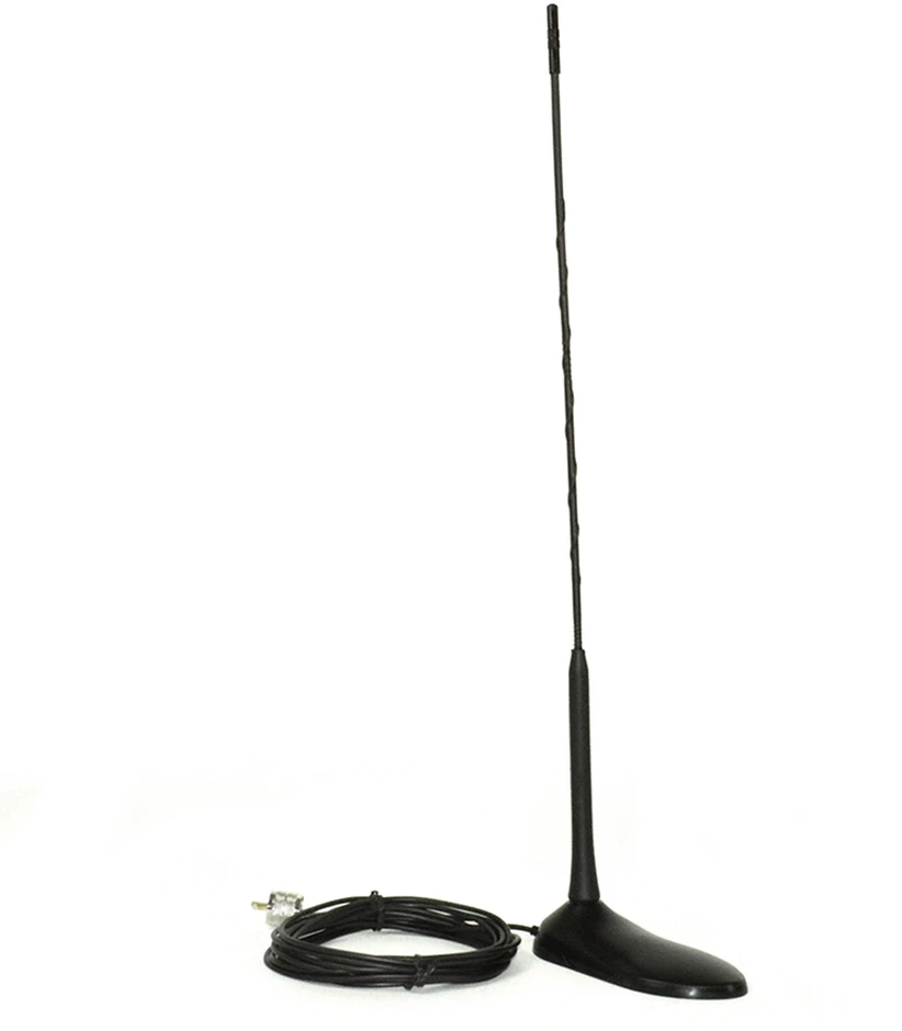 CB radijo stotelė PNI Escort HP 5500 ir antena CB PNI Extra 45, 45 cm, SWR 1.0, 26-30MHz, 150W, juoda