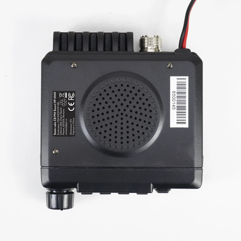 CB radijo stotelė PNI Escort HP 6500 Echo, 12V, RF Gain, ASQ, su įdiegtu aido moduliu ir roger beep funkcija