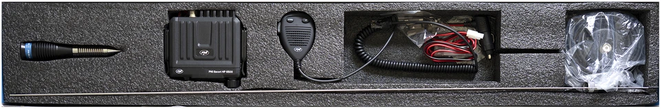 CB radijo stotelės komplektas PNI Escort HP 6500 ASQ + CB antena PNI ML100 su magnetu