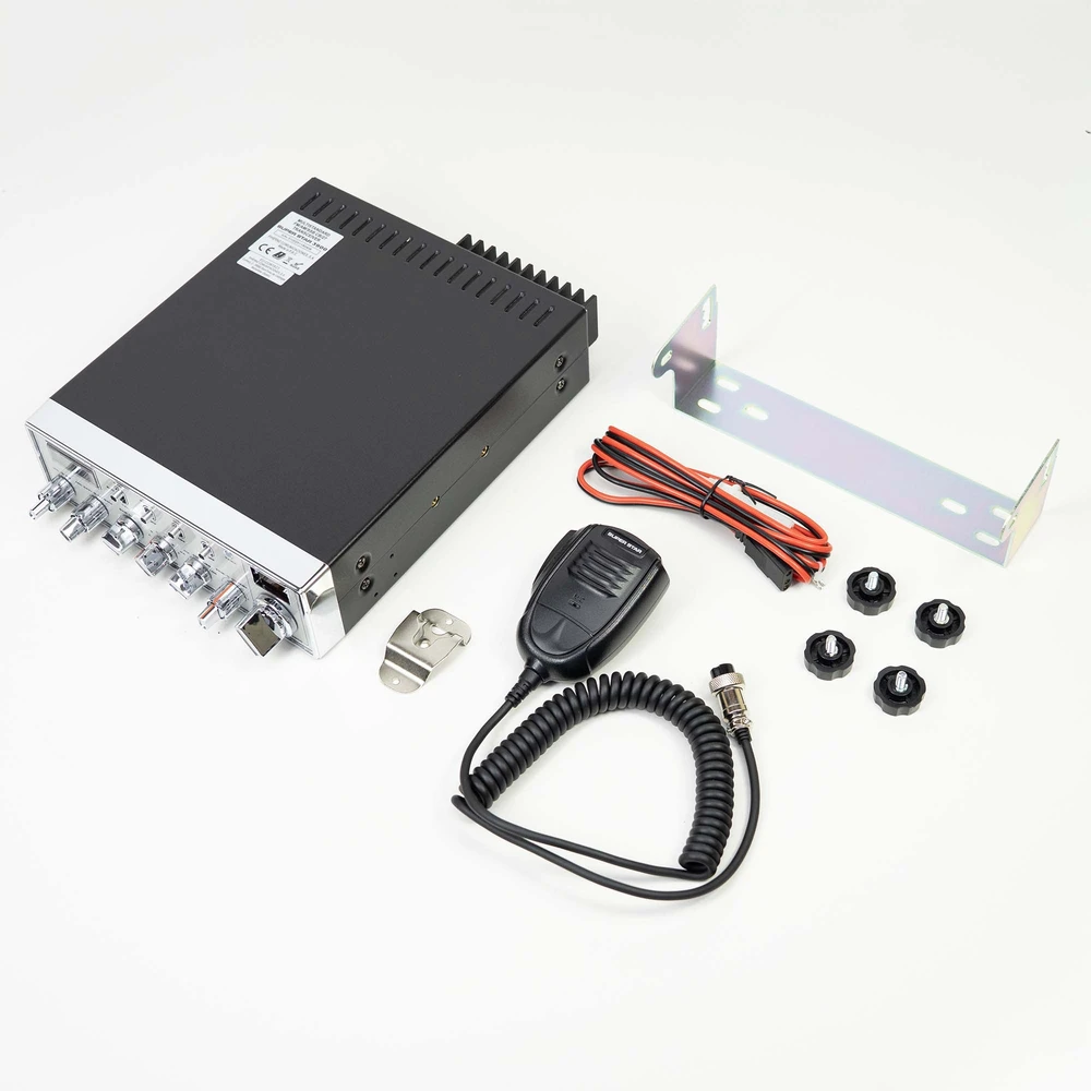 CB radijo stoties komplektas Super Star-3900, AM/FM/USB/CW/PA, 12V, ASQ su CB antena PNI Extra 45 su magnetu