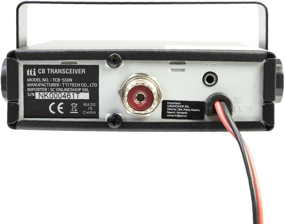 CB TTi TCB-550 N radijo stotelė su automatiniu triukšmų slopinimu
