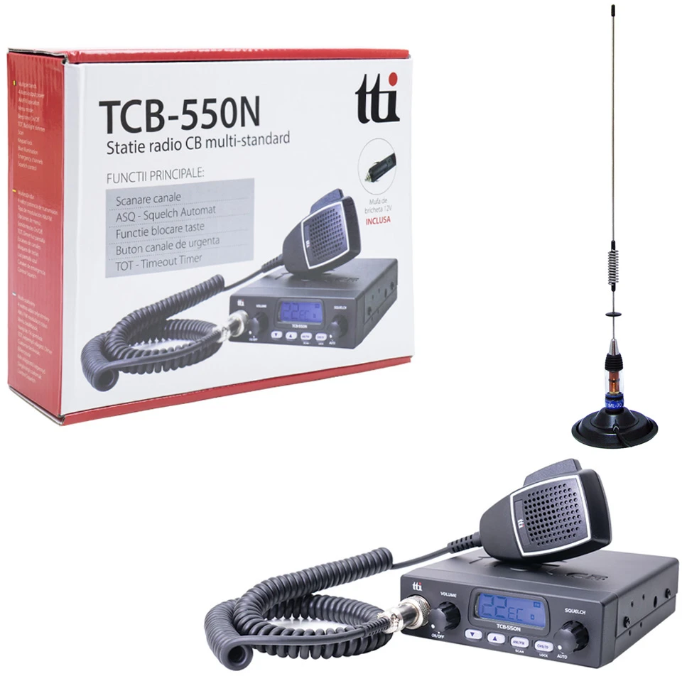 CB TTi TCB-550 radijo stotelė + PNI ML70 antena