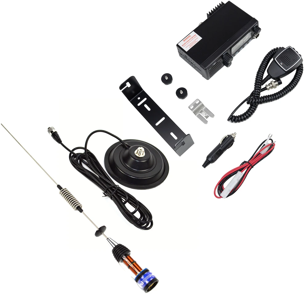 CB TTi TCB-900 EVO radijo stoties komplektas + PNI ML70 CB antena, ilgis 70cm