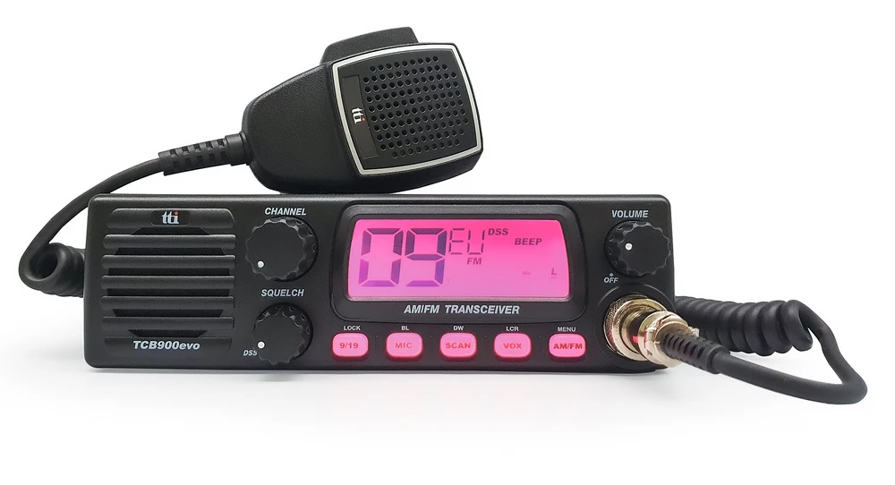 CB TTi TCB-900 EVO radijo stoties komplektas + PNI Extra 45 CB antena su magnetu