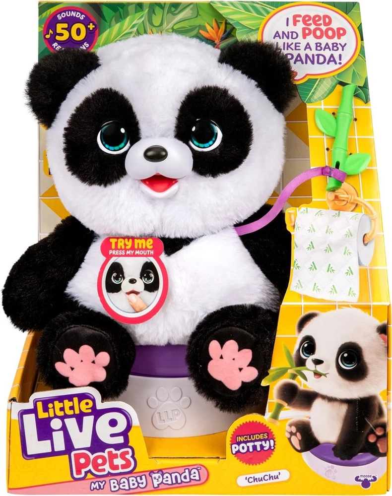 CBI Moose Toys Little Live Pets My Baby Panda Chuchu