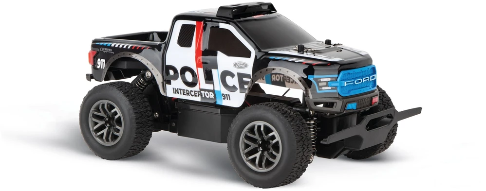 Carrera Radijo bangomis valdomas Ford F-150 Raptor policijos pikapas