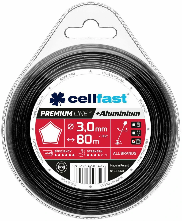 Pjovimo gija žoliapjovei Cellfast 35-059; 3 mm; 80 m