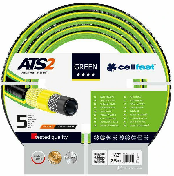 Laistymo žarna Cellfast ATS2 1/2"(13mm), 25 m