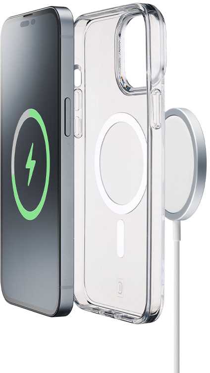 Cellular Line Cellularline Gloss Mag - Apple iPhone 15 Pro MagSafe dėklas Transparent