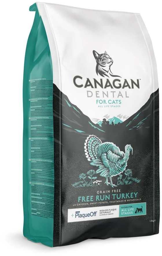 Maisto produktai - Canagan Dental kalakutiena Sausas Kačių Maistas 1.5kg