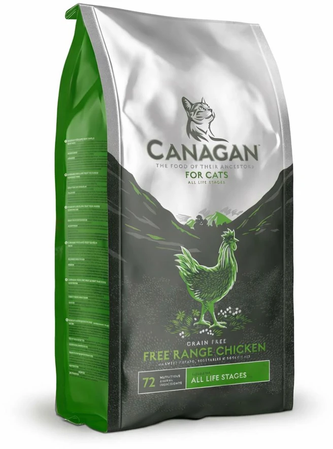 Maisto produktai - Canagan Free Range vištiena Sausas Kačių Maistas 4kg