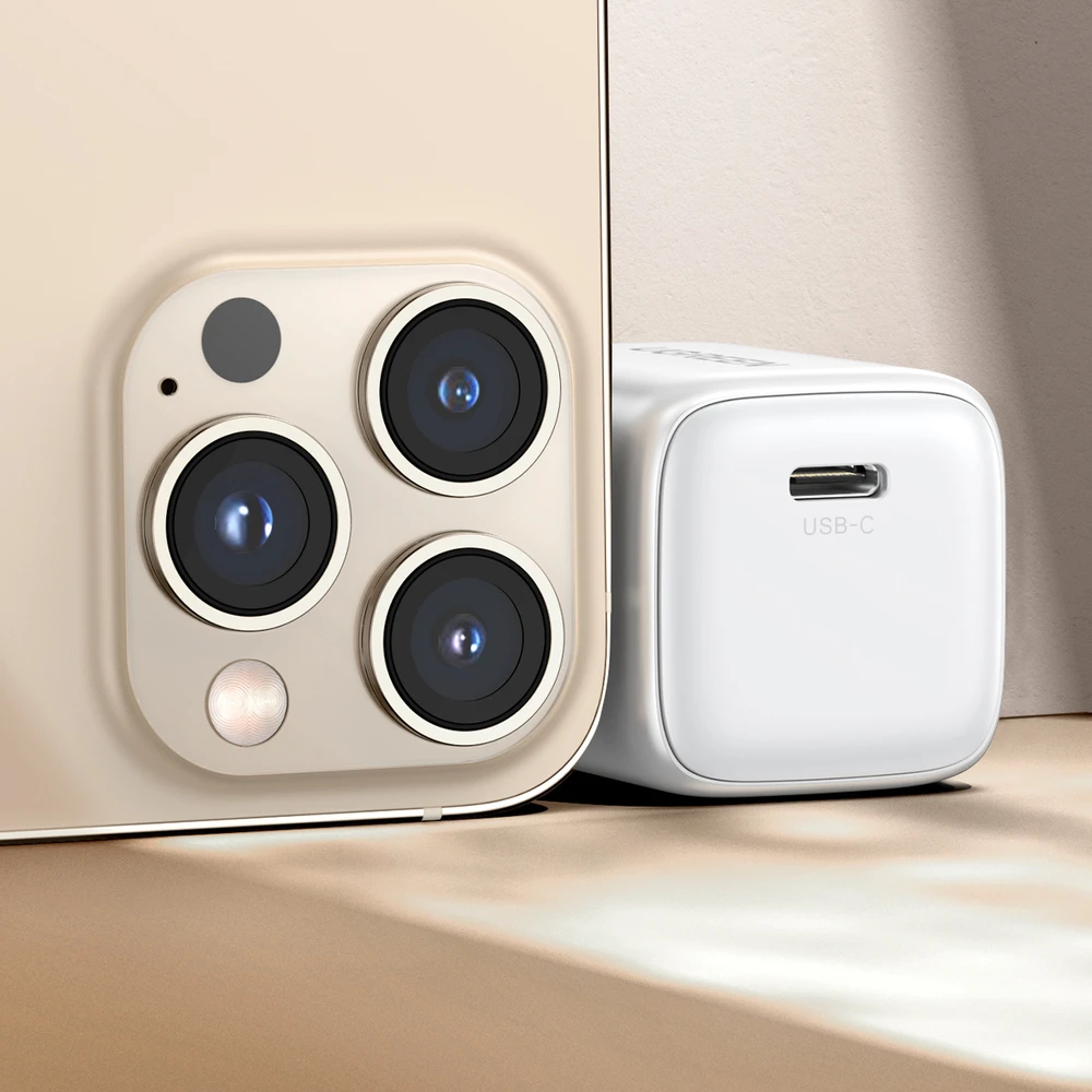 Įkroviklis Ugreen CD318 Nexode mini, GaN, USB-C, 20W, baltas