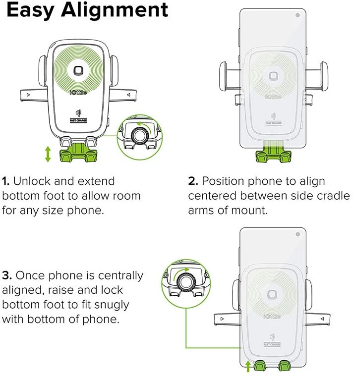 „iOttie Easy One Touch“ belaidis laikiklis prie prietaisų skydelio