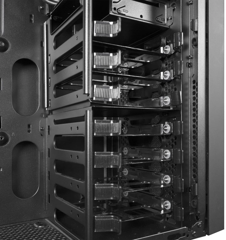 CHIEFTEC tinklelio serijos CW-01B-OP darbo stoties ATX dėklas be maitinimo šaltinio
