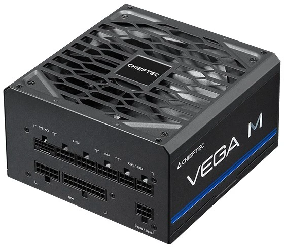 Chieftec Vega PPG-750-C maitinimo blokas 750 W 20+4 kontaktų ATX ATX Juodas