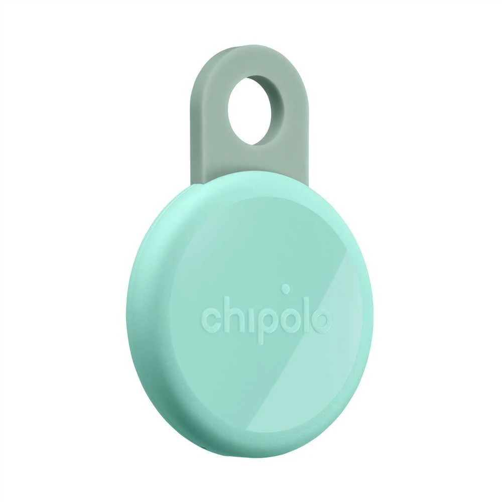 „Chipolo LOOP“ – įkraunamas „Bluetooth“ sekiklis su silikonine kilpa, skirtas „iOS“ ir „Android“, mėtų spalvos