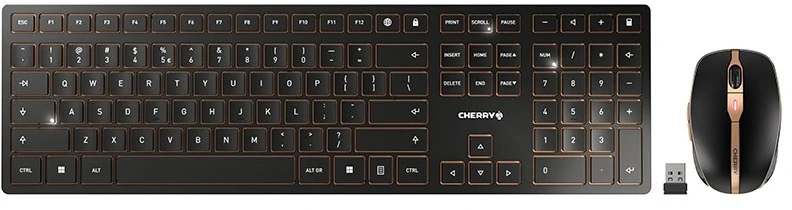 CHERRY JD-9100EU-2 Belaidė, Radio, Bluetooth, Klaviatūra su pele, US išdėstymas