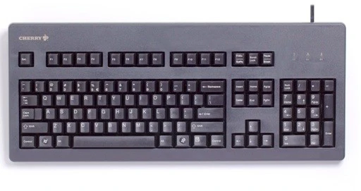CHERRY G80-3000 klaviatūra USB + PS/2 Juoda