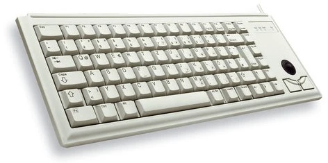 Klaviatūra CHERRY COMPACT Pilkas - TRACKBALL USB US LAYOUT EUR