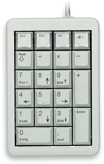 CHR CHERRY G84-4700 skaičių klaviatūra / kompiuteris USB Pilka