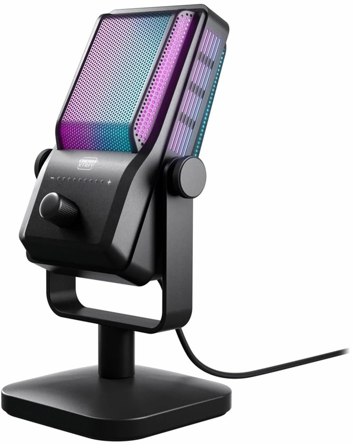 Cherry XTRFY MIK NGALE R USB-C Mikrofonas juodas