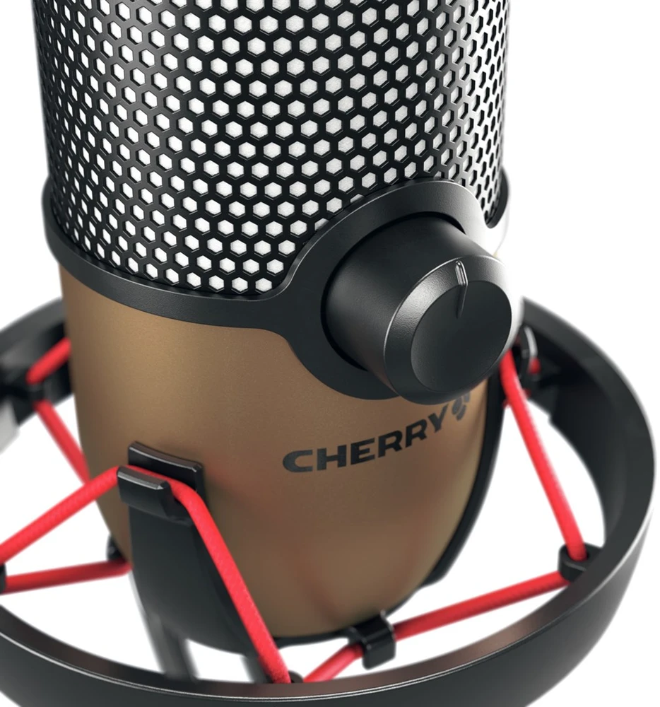 Cherry UM 9.0 PRO RGB - Mikrofonas - Juodas, Bronze
