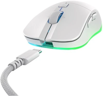 Cherry XTRFY M50 Baltas Belaidė pelė