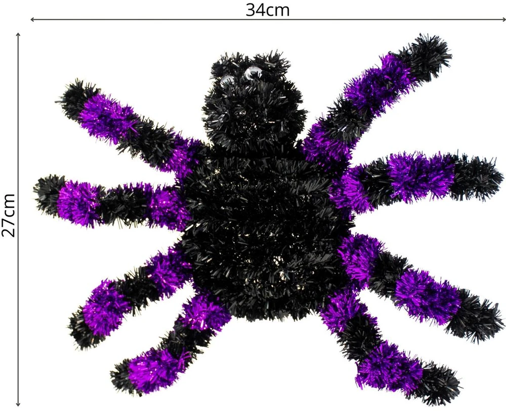 Christmas Decoration dekoratyvinė violetinė Helovino voras