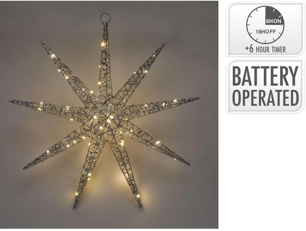 Christmas Decoration kabanti snaigės dekoracija su 50 LED