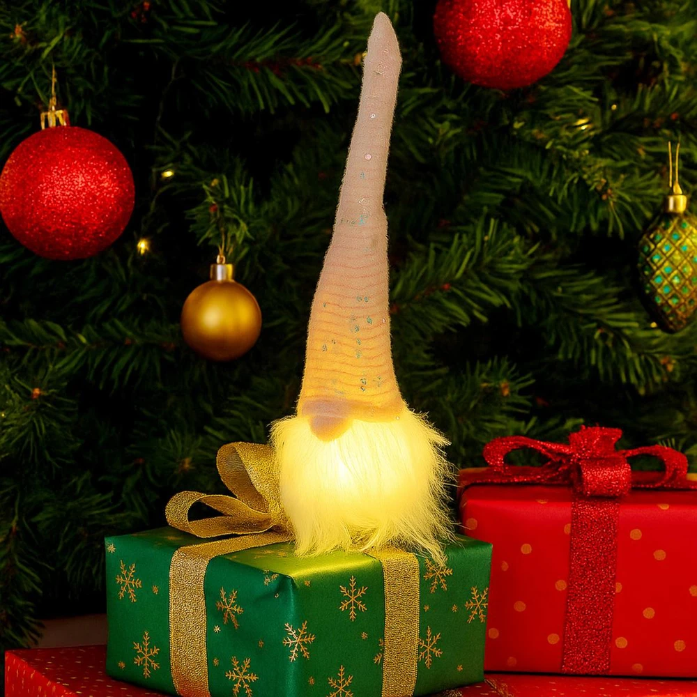 Christmas Decoration Kalėdinė LED dekoracija su rožiniu Kalėda