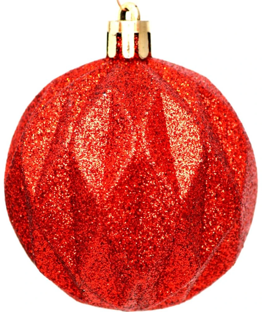 Christmas Decoration Raudoni Kūčių Įdėkliukai 6 cm, 35 vnt. - Kalėdų Dekoracijos
