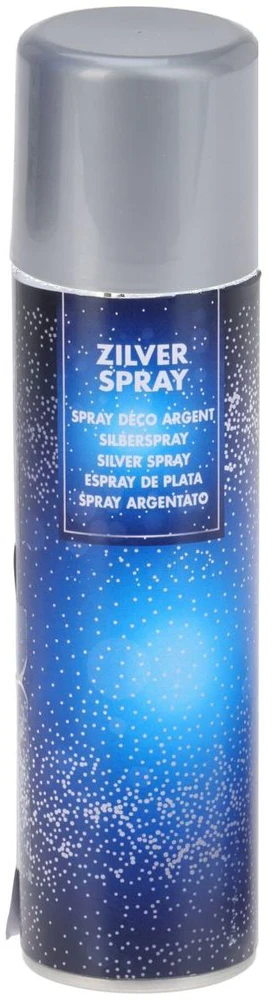 Christmas Decoration Dekoratyvinis lako purškalas 150 ml sidabrinis
