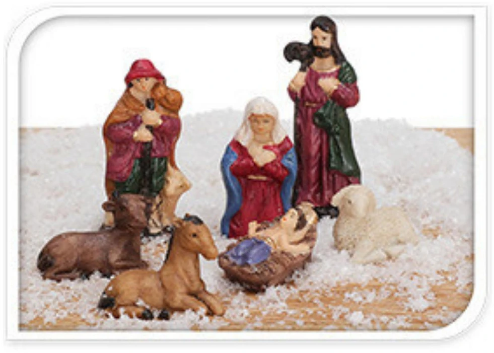 Christmas Decoration Kalėdinės prakartėlės figūrėlės 7 vnt 6,5 cm