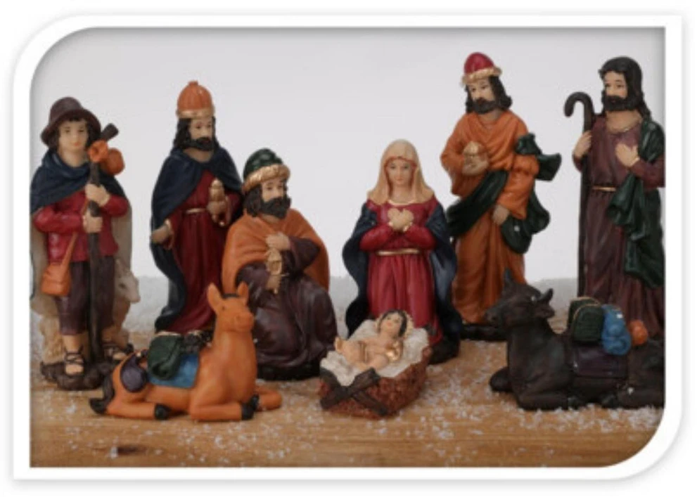 Christmas Decoration FIGŪRĖLĖS KALĖDINEI IŠPILDYMUI 9VNT 16CM 209625