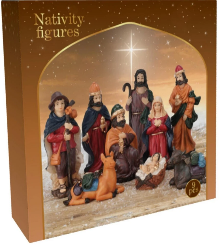Christmas Decoration FIGŪRĖLĖS KALĖDINEI IŠPILDYMUI 9VNT 16CM 209625