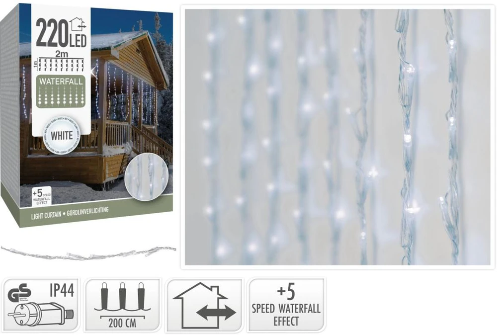 Christmas Decoration Kalėdinė girlianda 220 LED, 2 m, lauko
