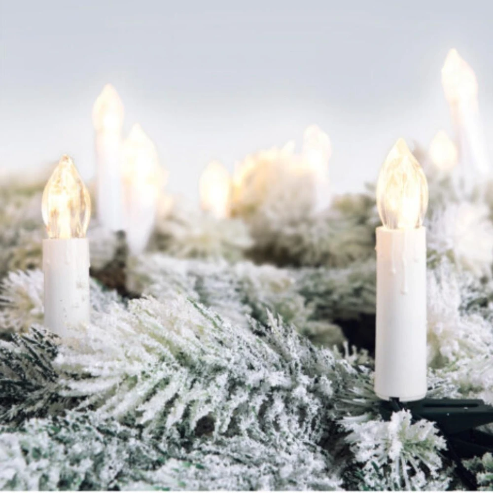 Christmas Decoration Kalėdinės žvakės su laikmačiu ir nuotoliniu valdymu