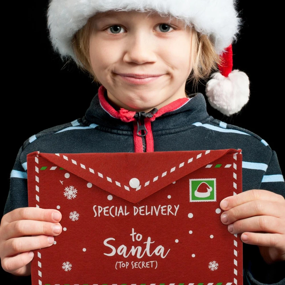 Christmas Decoration KALĖDINIS VOKAS LAIŠKUI KALĖDŲ SENELIUI IŠ VELTINIO 26x16CM SPECIAL DELIVERY 1054605
