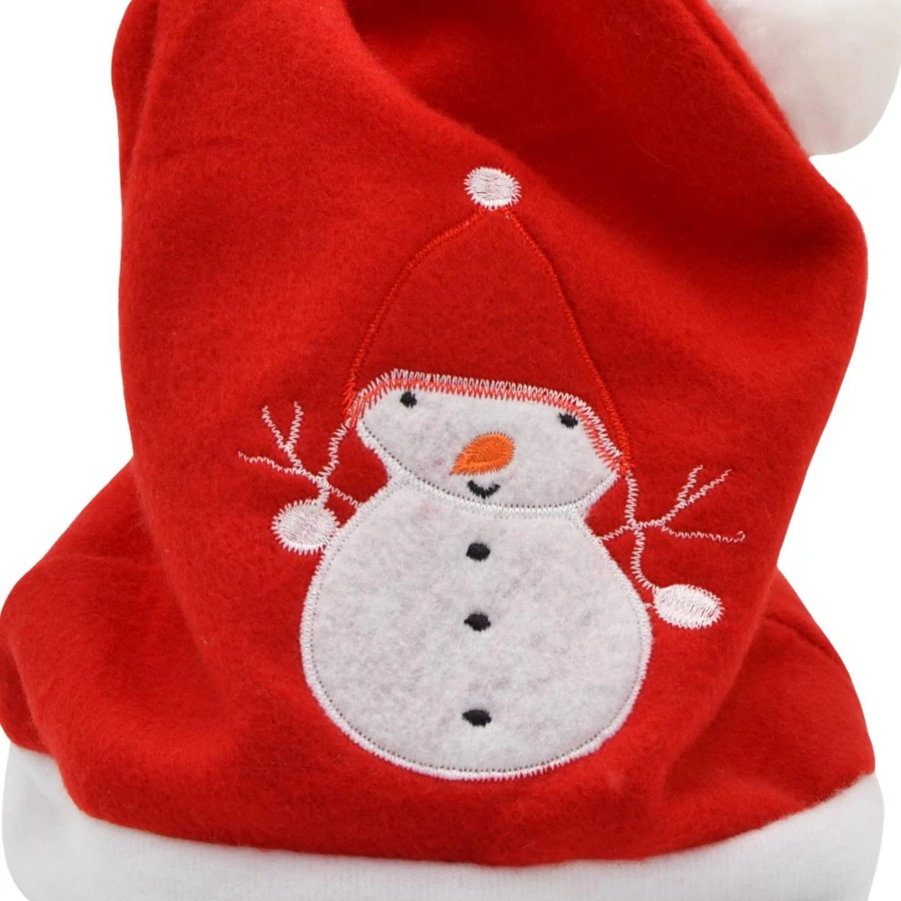 Christmas Decoration klasikinė kalėdų senelio kepurė 30x40 cm