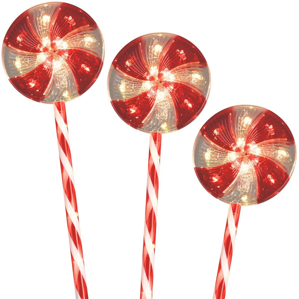 Christmas Decoration Lauko led dekoracijos cukriniai ledinukai