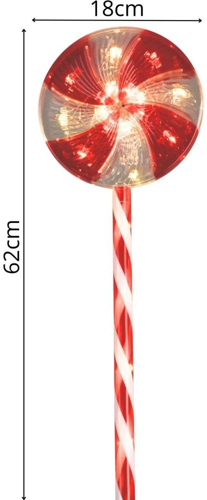 Christmas Decoration Lauko led dekoracijos cukriniai ledinukai
