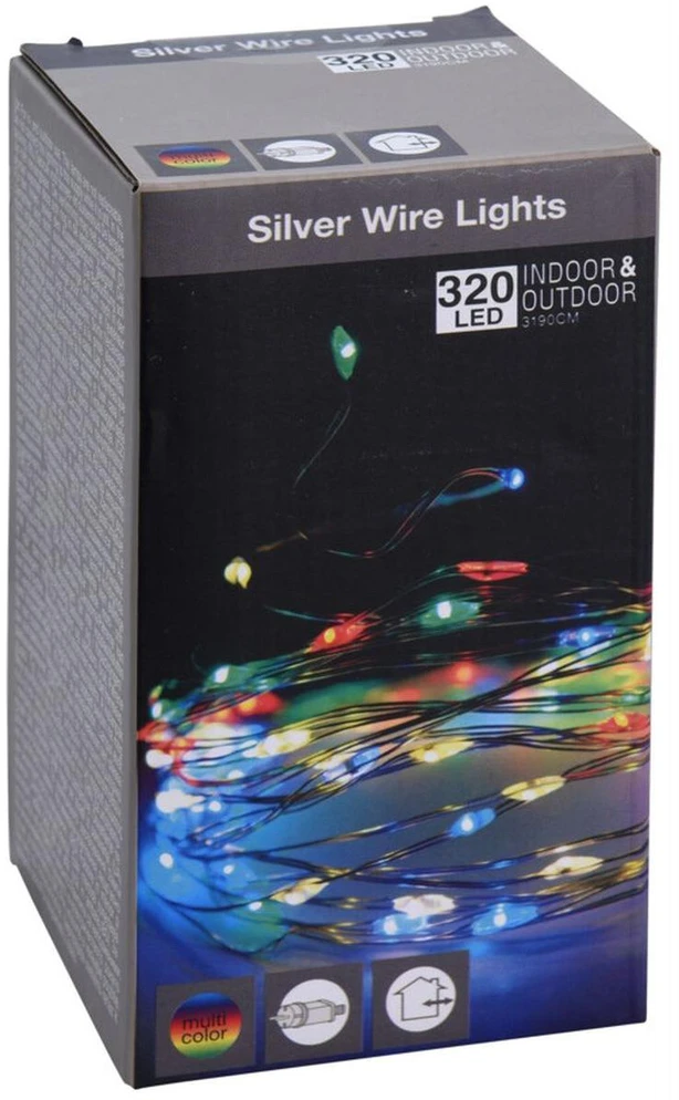 Christmas Decoration girlianda 320 LED lempučių, spalvota
