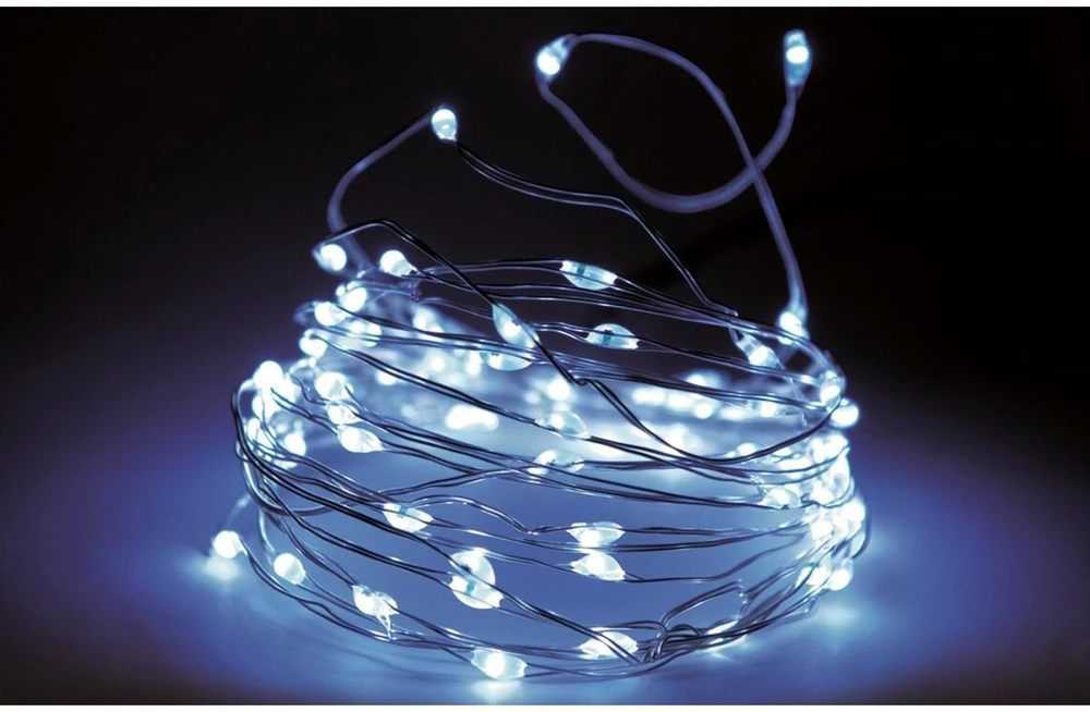 Christmas Decoration LED girlianda su 240 šaltų baltų diodų