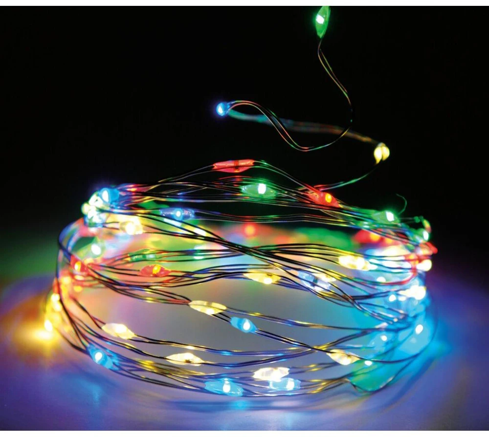 Christmas Decoration girliandos 120 LED spalvingos lemputės