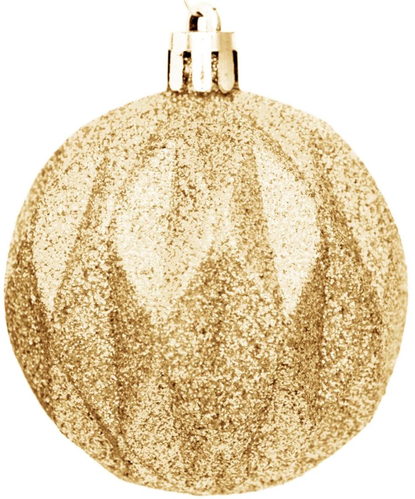 Christmas Decoration Kalėdiniai papuošalai Rūtos 35 vnt. auksinės spalvos 6 cm
